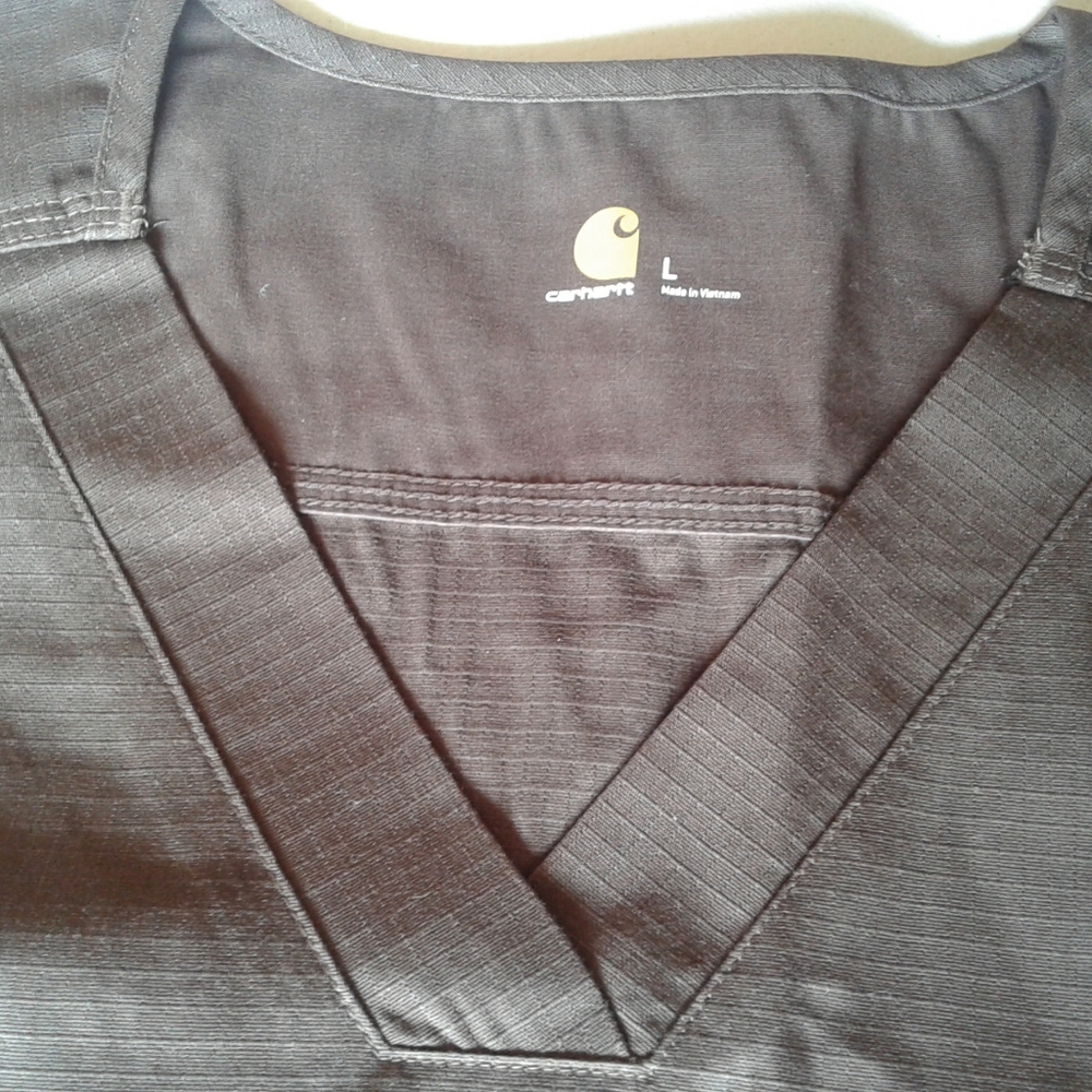 Mens Carhartt Scrub Top Large